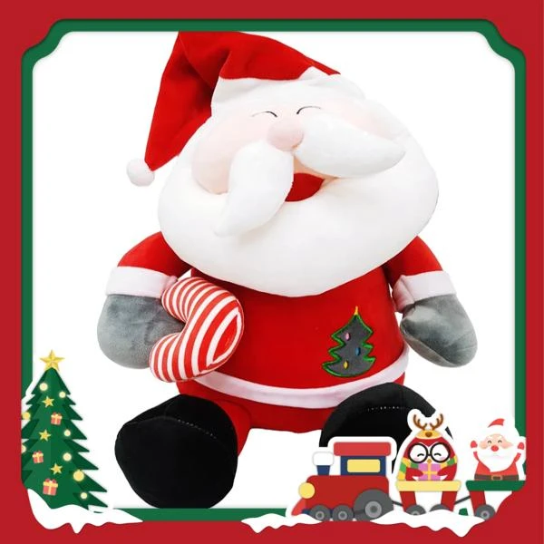 Thú Nhồi Bông Ông Già Noel Mặc Áo Thêu 90 cm - ZooZoo 90510