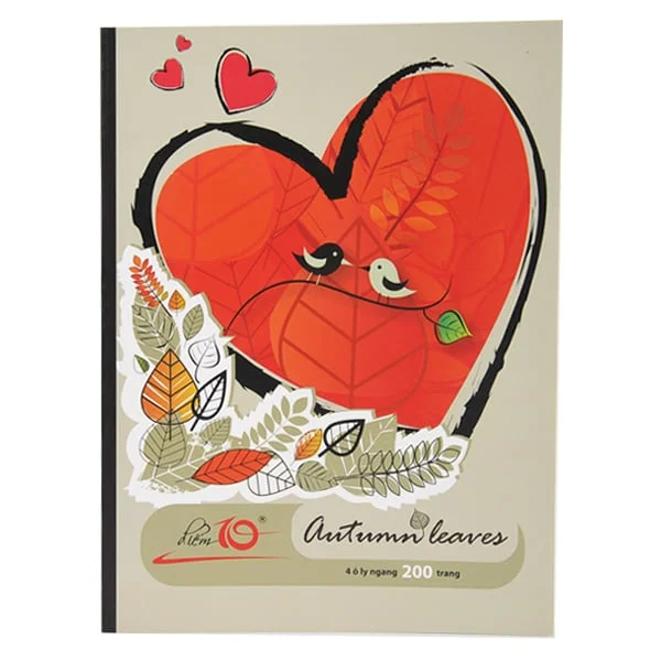 Combo 10 Tập học sinh 200 trang 4 ô ly ngang 60 gsm Điểm 10 TP-NB066 (hình ngẫu nhiên)