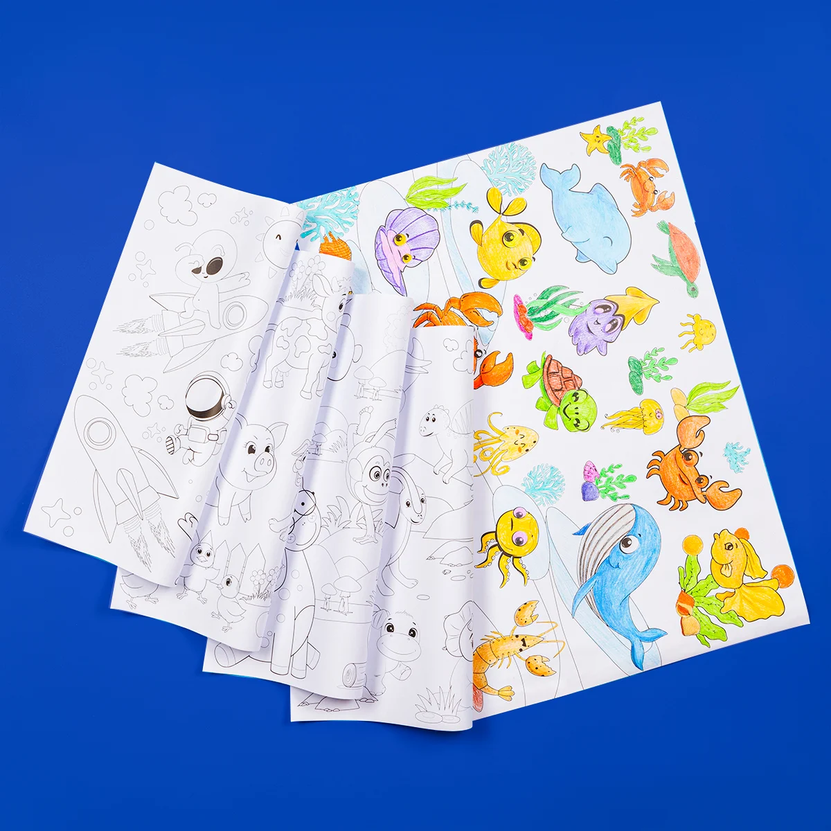 Tranh cuộn tô màu DIY Colokit CRO-C001